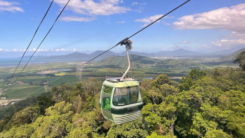 Enjoy the view of Kuranda from above on Kuranda Skyrail Rainforest Cableway. Image credits: @mikekenworthy on Instagram