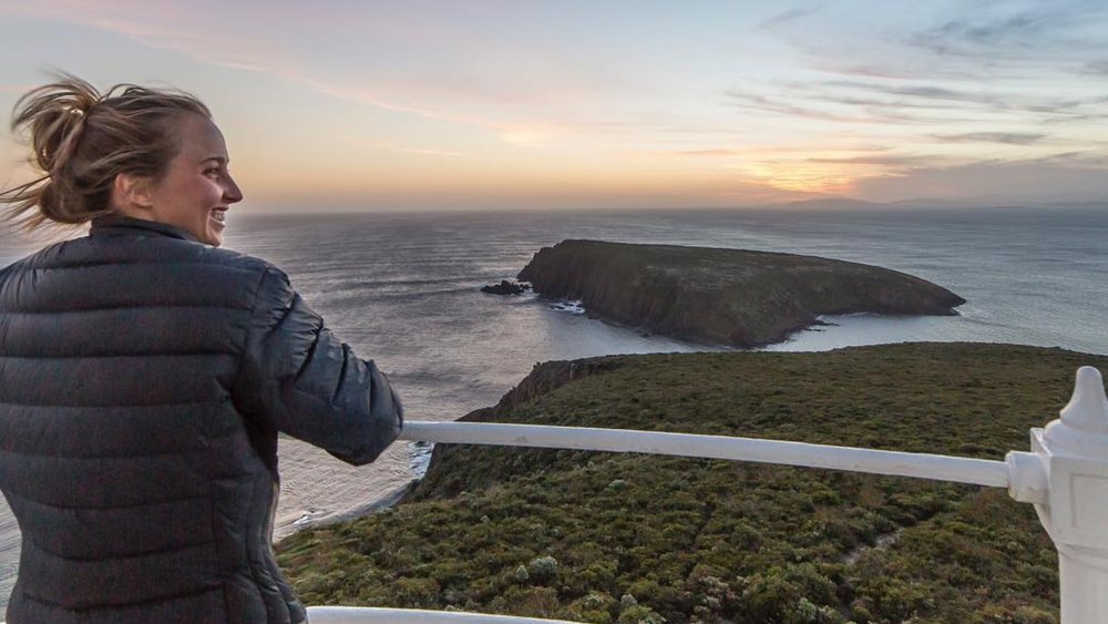 Soak in the marvellous sight atop Cape Bruny Lighthouse! Credits: @capebruny