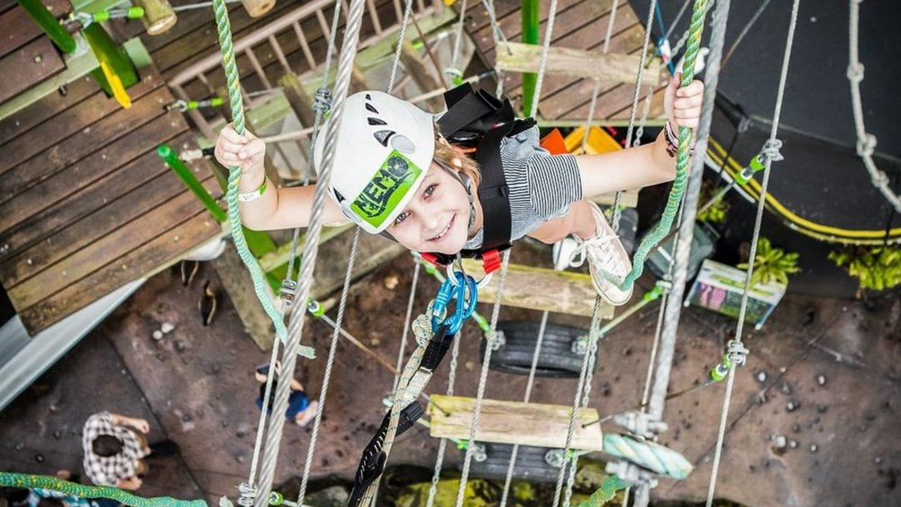 Climb, jump, and fall with ZOOM’s challenging but fun courses! Image credits: @cairnszoom on Instagram