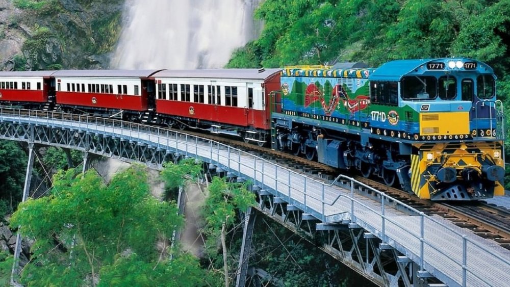 Choo choo! Here comes the train to Kuranda! Image credits: @kurandavillage on Instagram