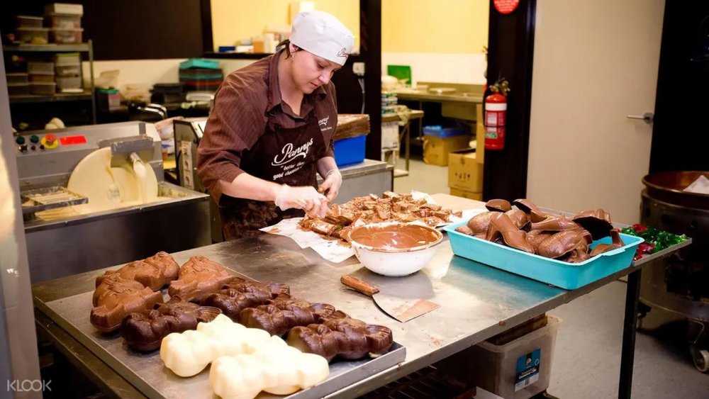 Watch how they make chocolate at Phillip Island Chocolate Factory! 