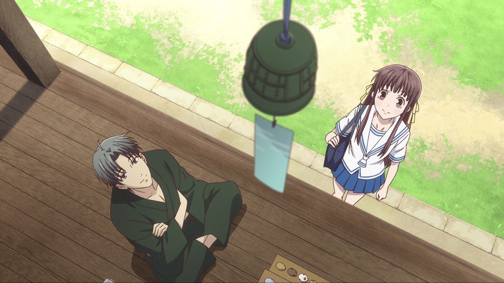 Tohru Honda scene in Fruits Basket best anime series on Netflix