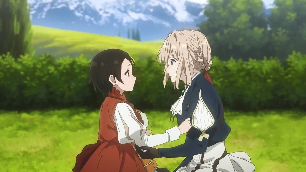 Violet Evergarden anime scene