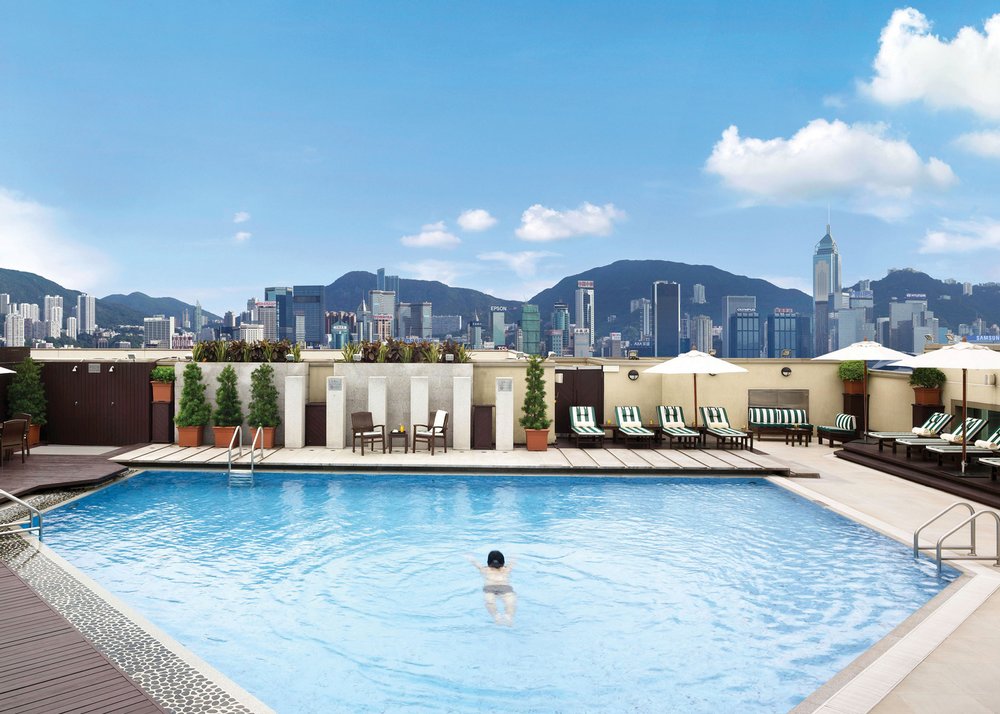Intercontinental Grand Stanford pool