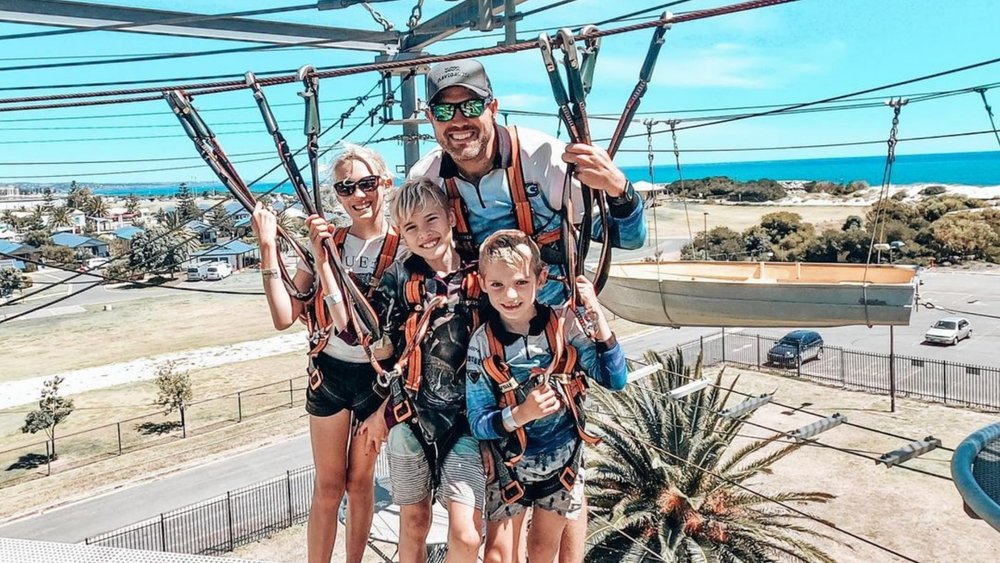 A fun day with dad awaits at Mega Adventure Park! Credits: @family.gap.year