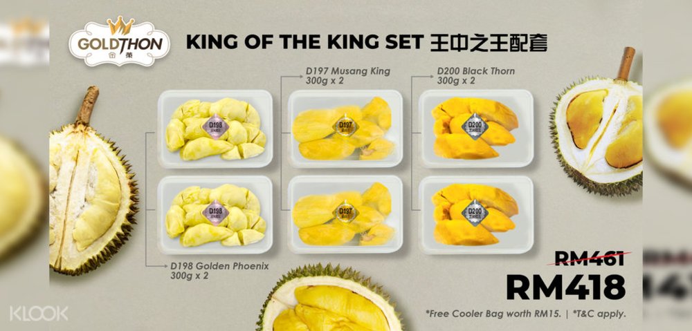 gold thon durian delivery online takeaway kl malaysia mco