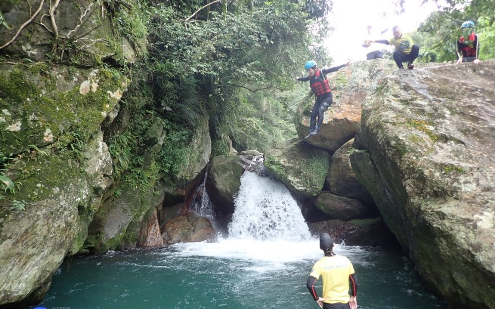 水上活動推薦：溯溪景點：宜蘭那山那谷