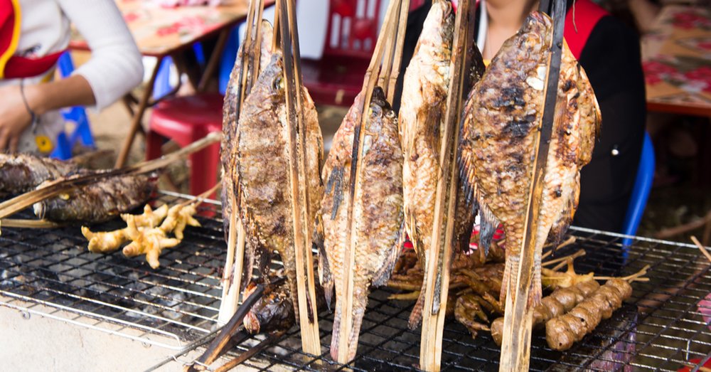 Chợ Lào Ở Cửa Khẩu Lóng Sập Mộc Châu