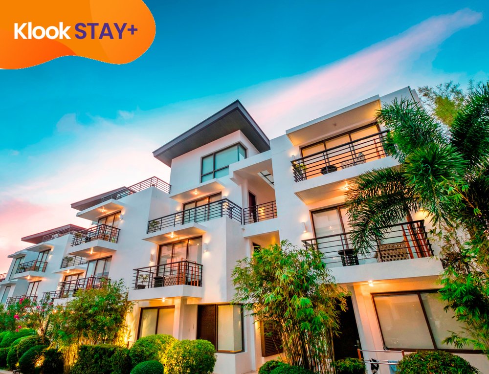 white exterior of discovery shores boracay