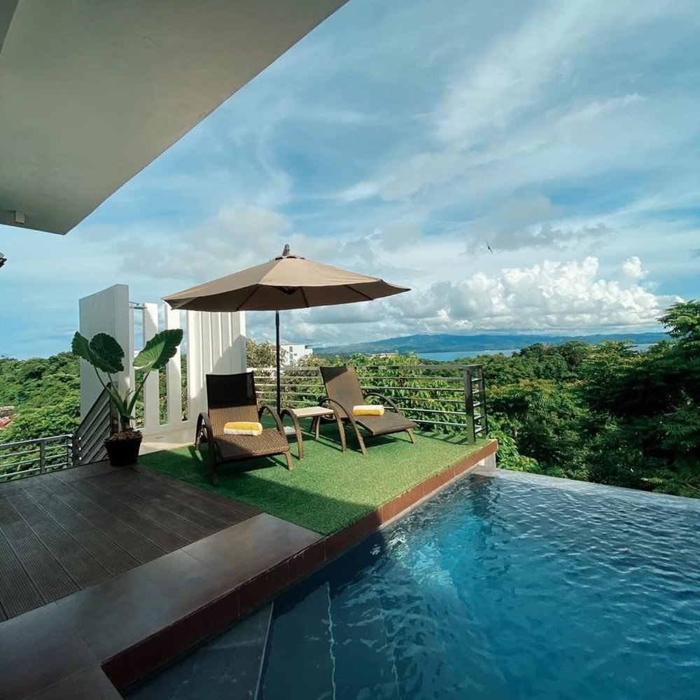 poolside at boracay beach villa