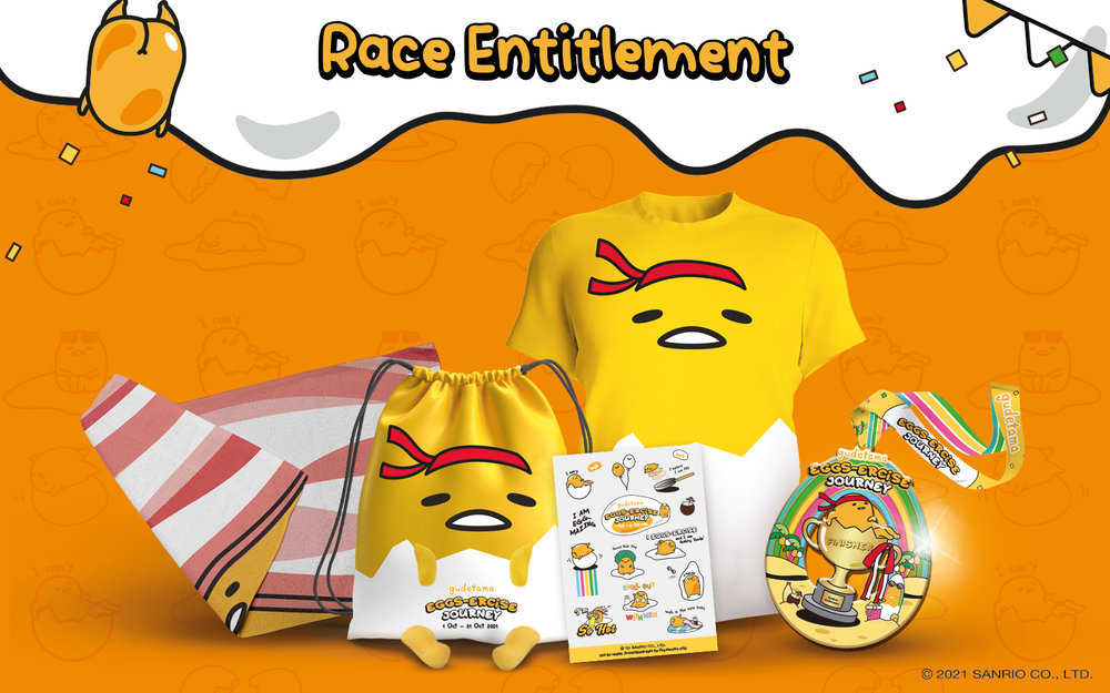 Gudetama Eggs-ercise Journey Race Pack
