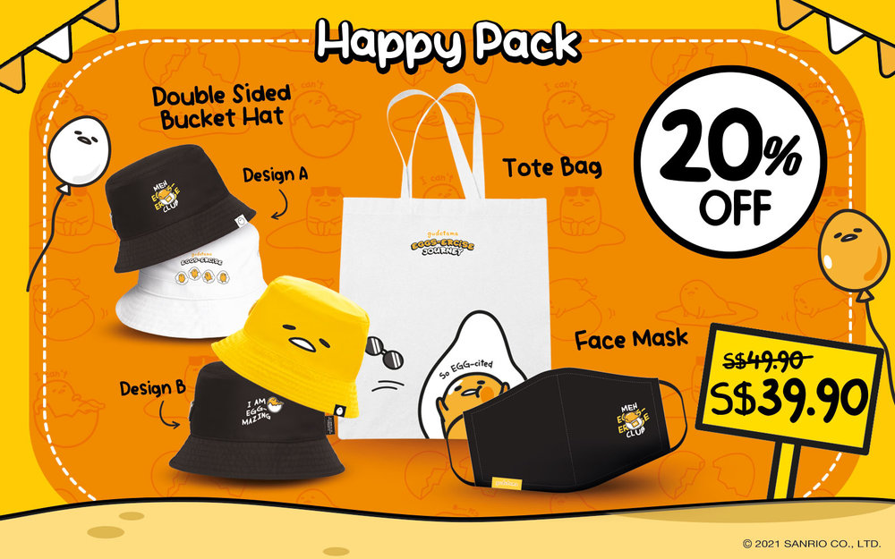 Gudetama Happy Pack