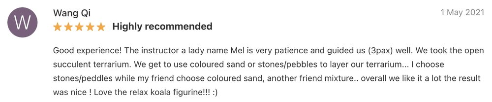 terrarium workshop the green capsule review