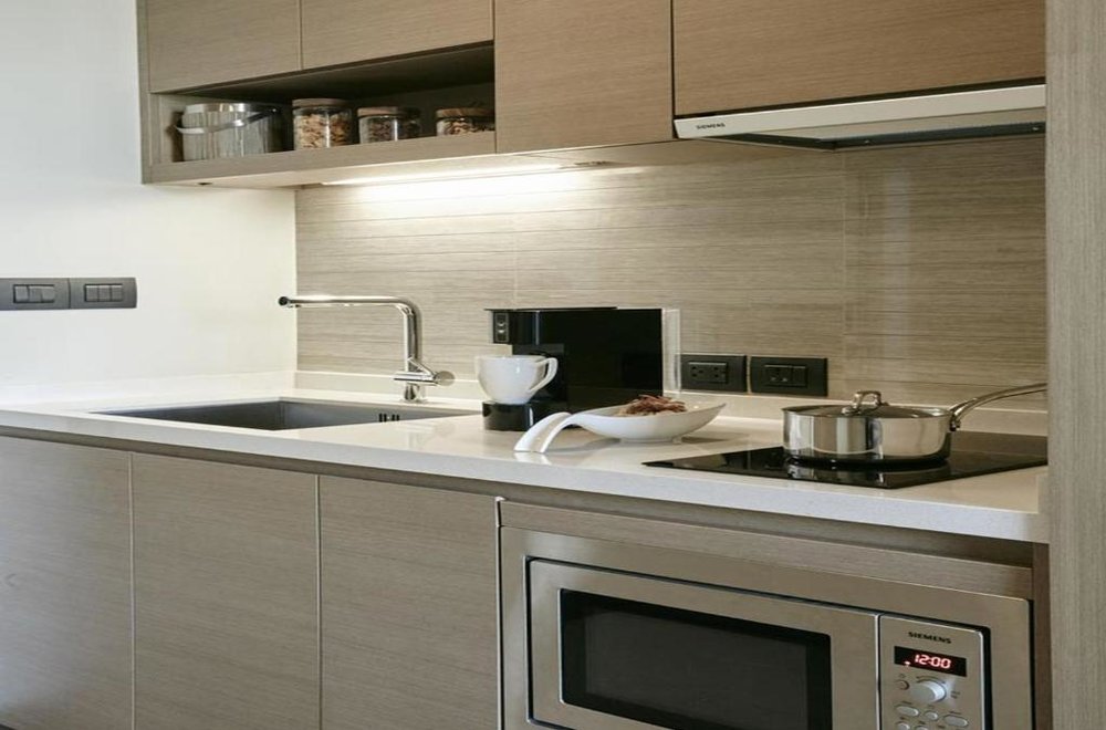 a kitchenette in an Amari Phuket Suite