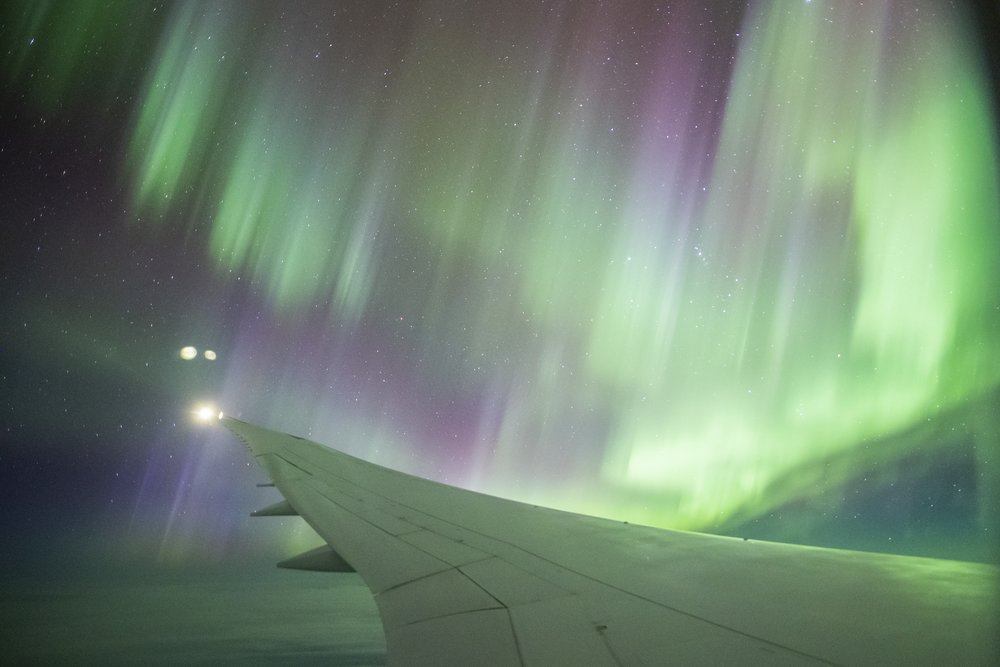 southern light flight - views