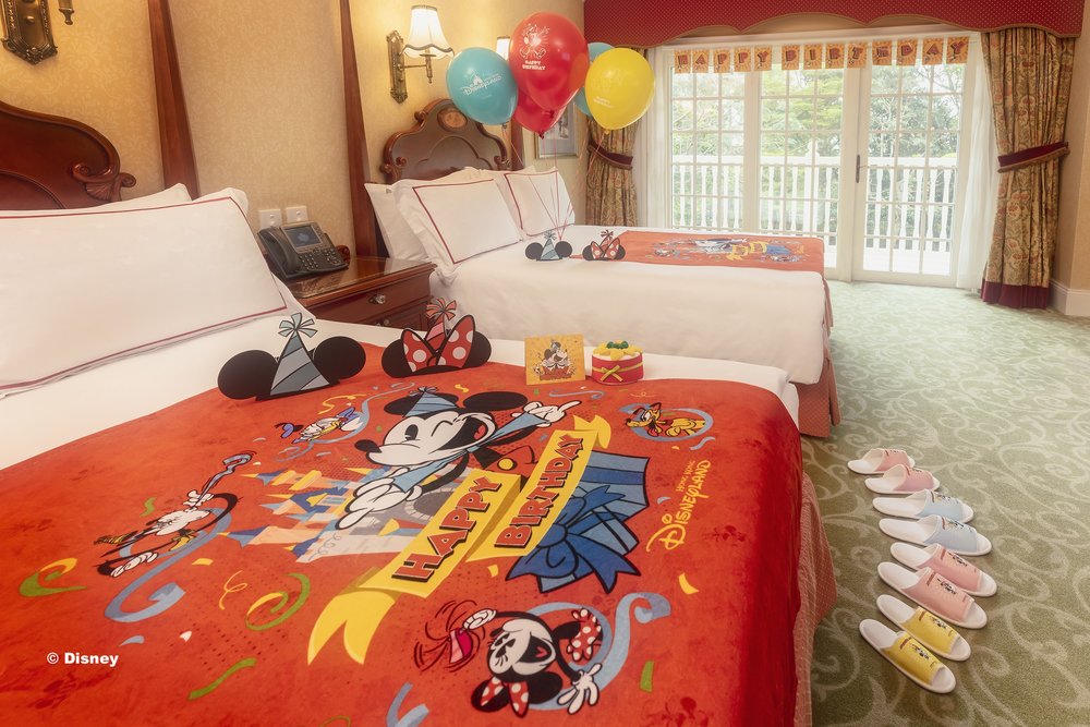 迪士尼樂園酒店「 生日慶祝更快樂」主題房間佈置