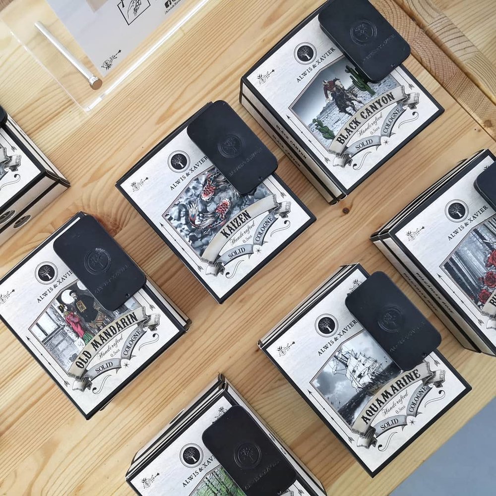 Solid cologne from Alwis & Xavier gift ideas for men Malaysia