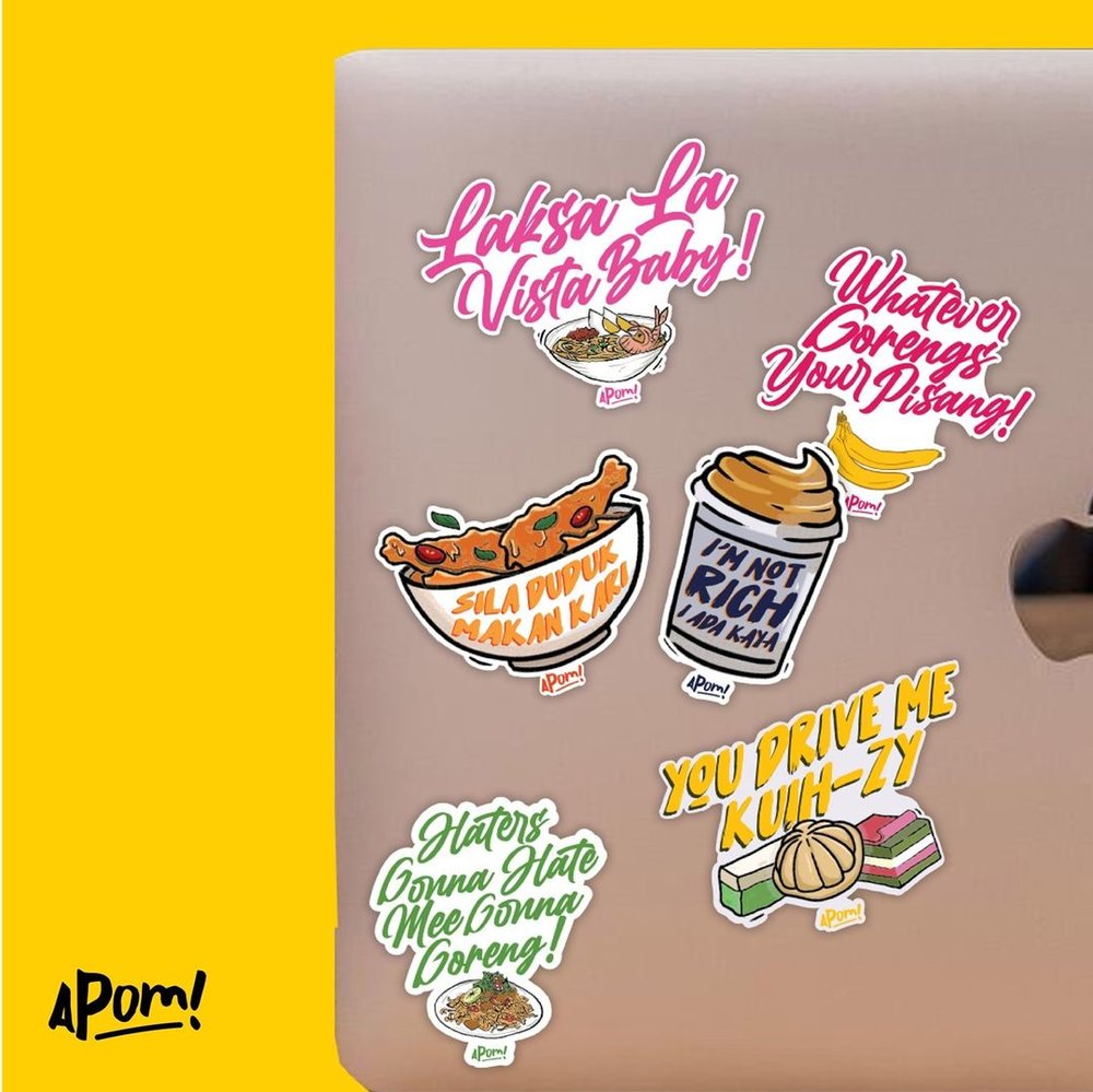 Truly Malaysian Sticker Set from APOM gift ideas for him Malaysia