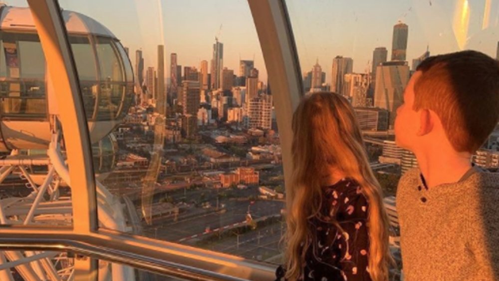 The whole family will love going on a ride on the Melbourne Star Observation Wheel! Image credits: @mumsgottatravel on Instagram