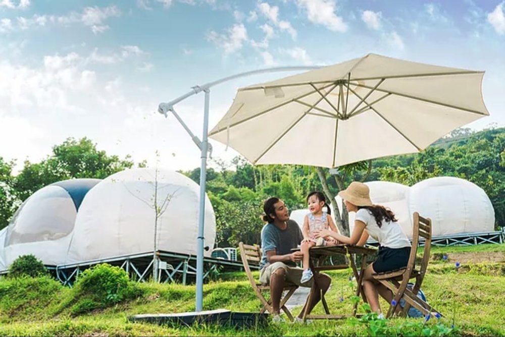 family camping at galaxy garden hong kong