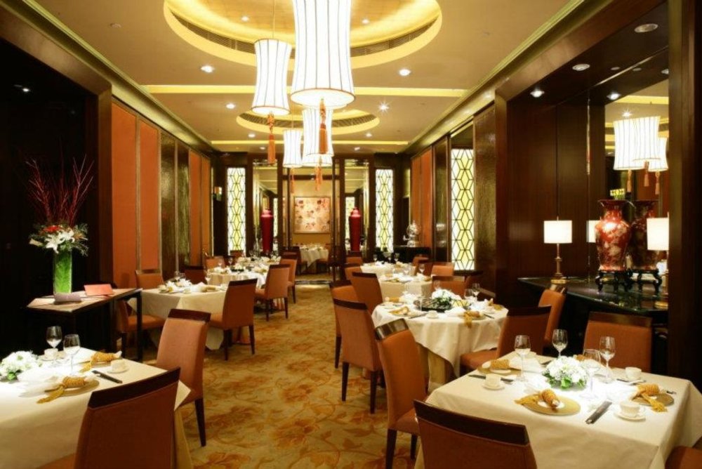 bright dining area at golden leaf conrad hong kong