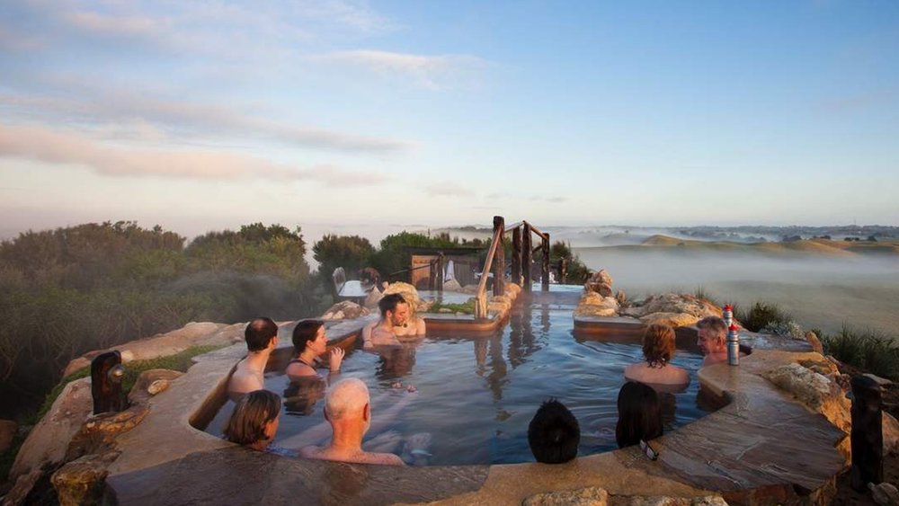 Destress at Mornington Peninsula’s natural thermal hot springs