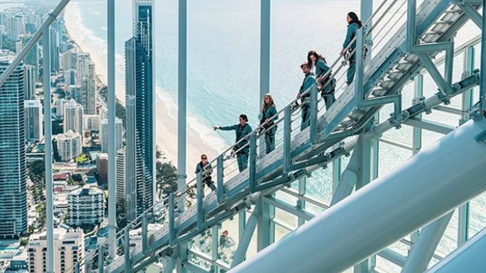 Reach for the skies and take in the magnificent view of the city from the top. Image credits: @skypoint_au on Instagram
