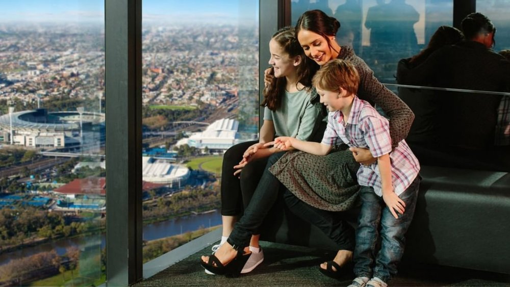 Bring the whole fam or squad to Eureka Skydeck for unobstructed views of Melbourne. Image credits: @eureka_skydeck on Instagram