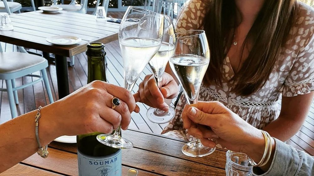 Cheers! Try the wines and chardonnay at Soumah of Yarra Valley. Image credits: @soumahwines on Instagram