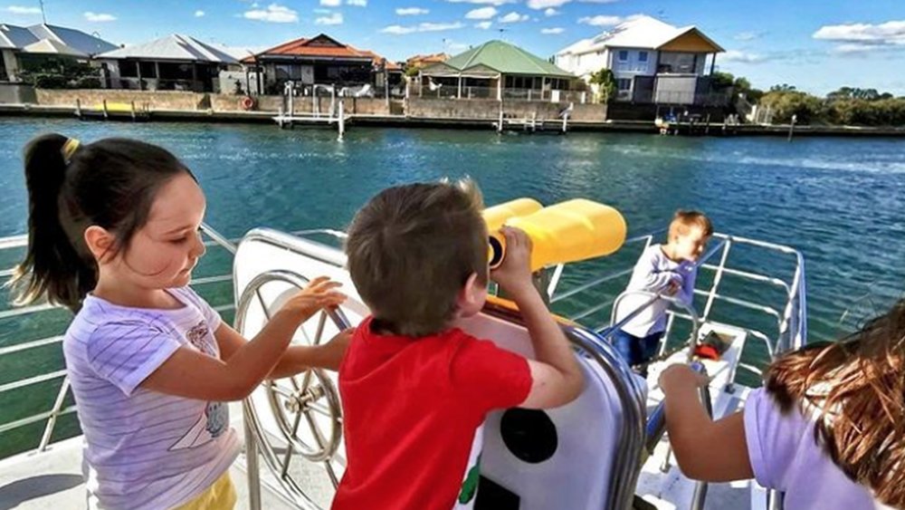 Make your kids’ nautical dreams come true at Mandurah Cruise, where they can steer the ship Image credits : @mandy.cook.526 on Instagram