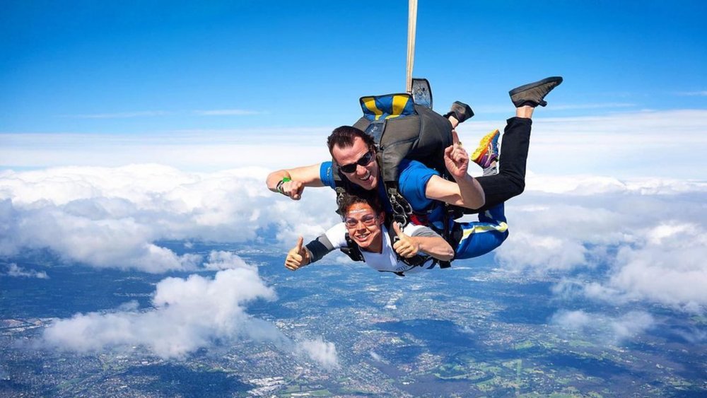 Face your fears and take the plunge! Credits: @skydiveaustralia