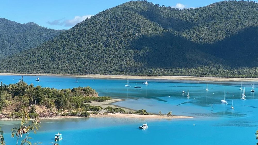 Take in the views as you fish at Shute Harbour. Image credits: @dannyandblondie on Instagram
