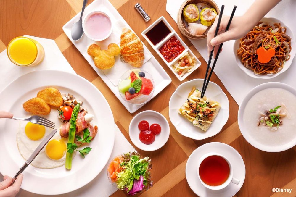 Breakfast at Hong Kong Disneyland Hotel
