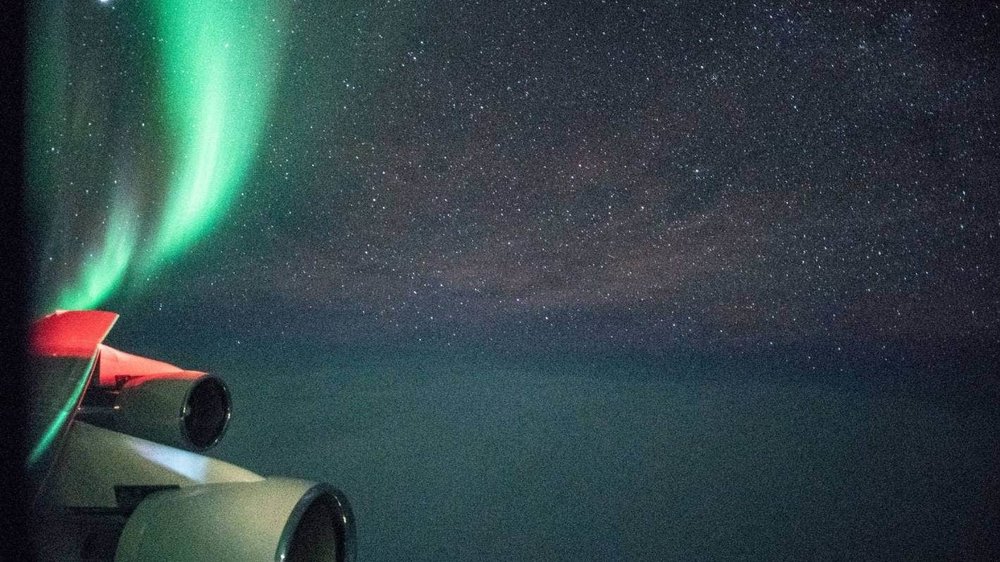 Did you know you can see the Southern Lights right up close from a plane?