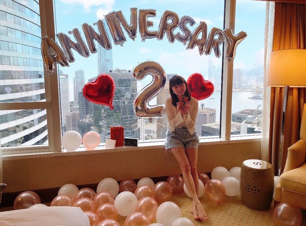 港麗酒店的海景房深受不少情侶歡迎,來staycation慶祝紀念日最合適不過!(Instagram @wingyee925 圖片)