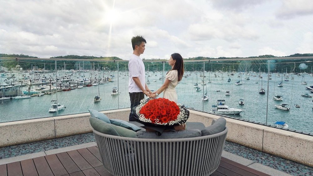 anniversary proposal the pier ig The Pier Hotel 的無敵大露台 望出去景色有如置身地中海,求婚絕對無得輸 Instagram @percycky 圖片