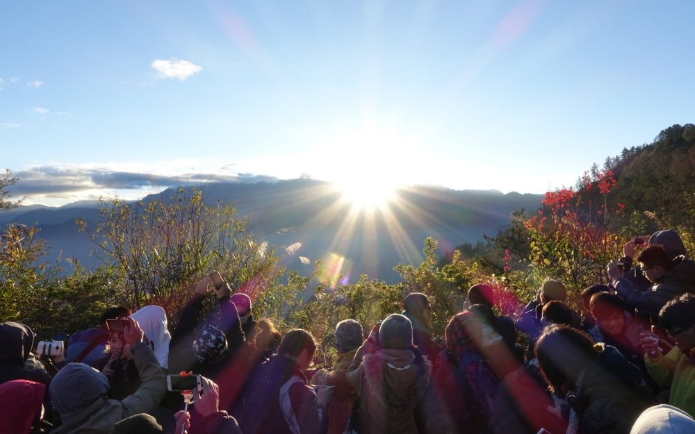 阿里山森林遊樂區:祝山觀日