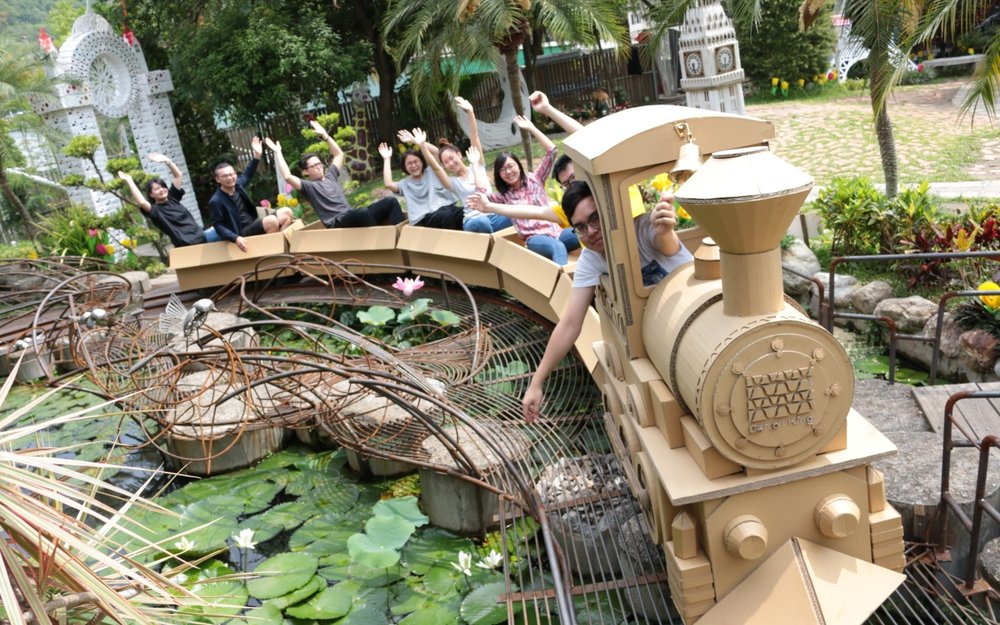 台中戶外親子景點：紙箱王