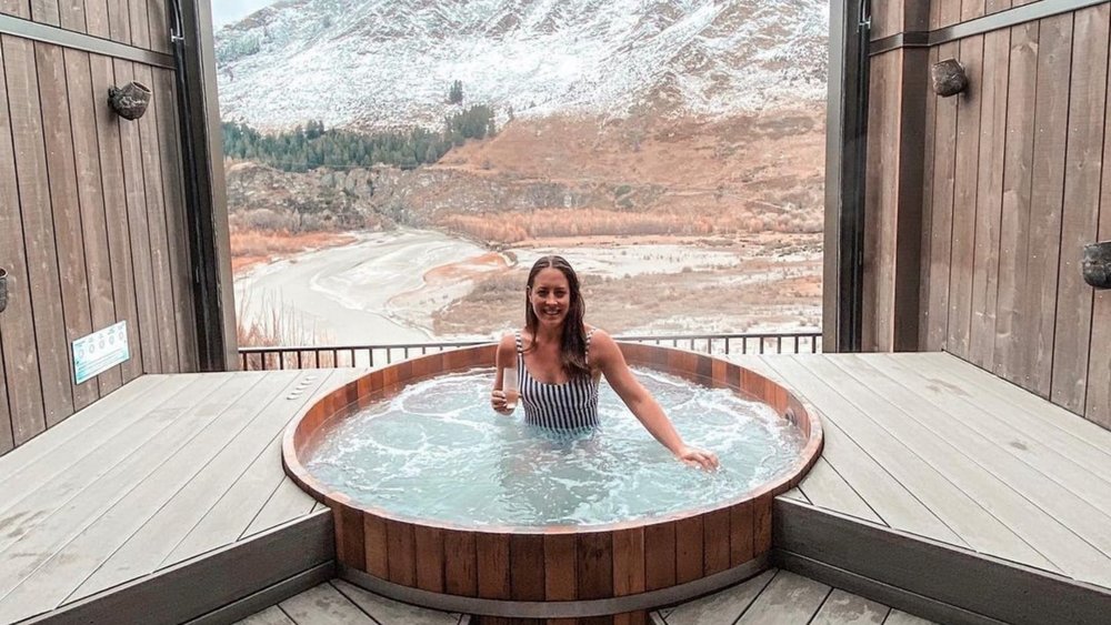 Sip on fine wine as you soak at one of Onsen Hot Pools’ deluxe hot tubs! Image credits: @amblackwood from @onsenhotpools
