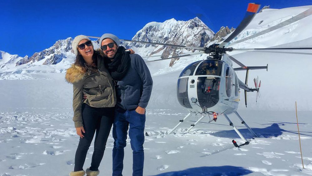 Snow-capped mountain views await you at Franz Josef Glacier. Image credits: @heliservices.nz 