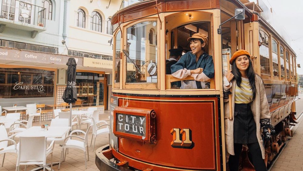 Explore the city aboard the tram! Image credits: @her_journeys