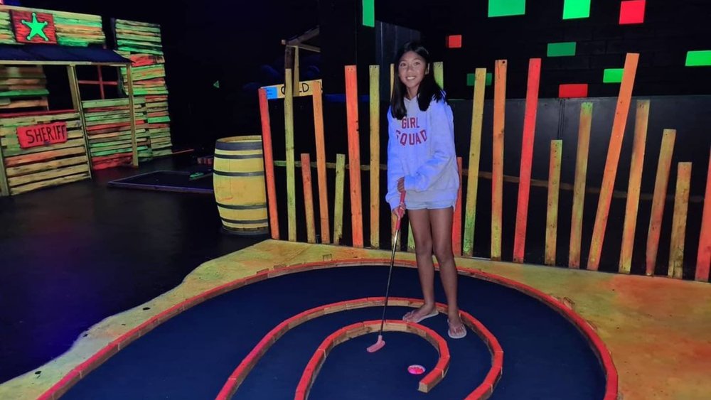 Can you hit a hole-in-one? Image credits @guaporico on Instagram