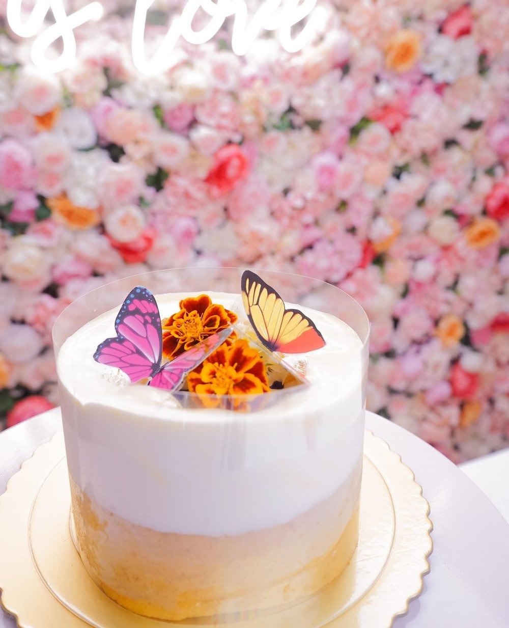 butterfly cake from bakebe hong kong