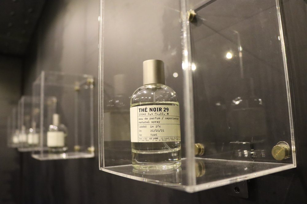 Tuve Hotel lobby 旁的香水區