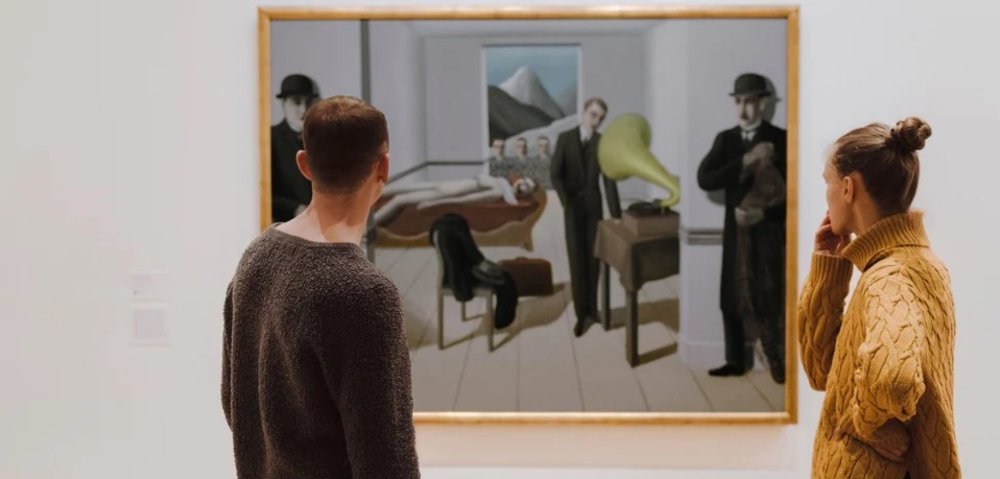 visitors at moma in new york