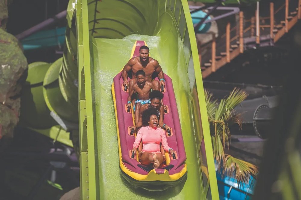 people on a ride at Universal Orlando