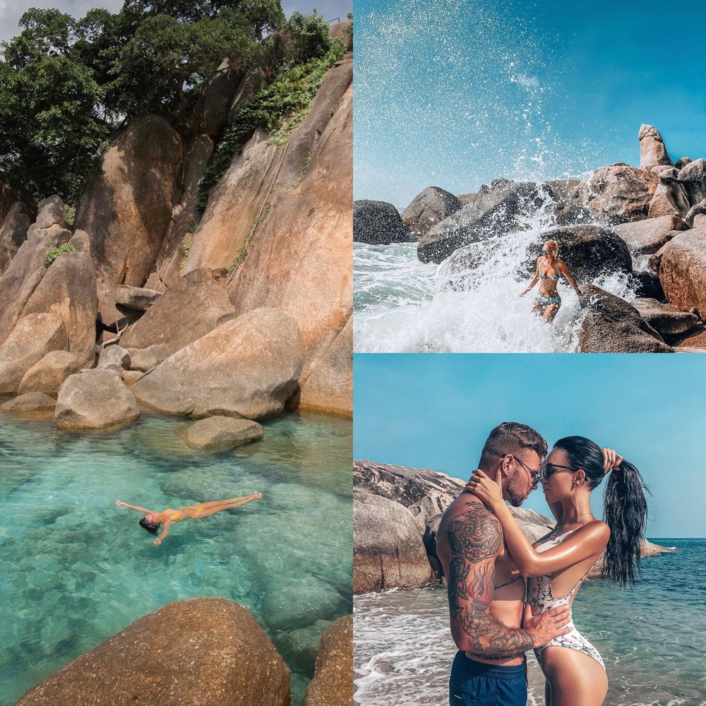 เที่ยวสมุย หินตาหินยาย