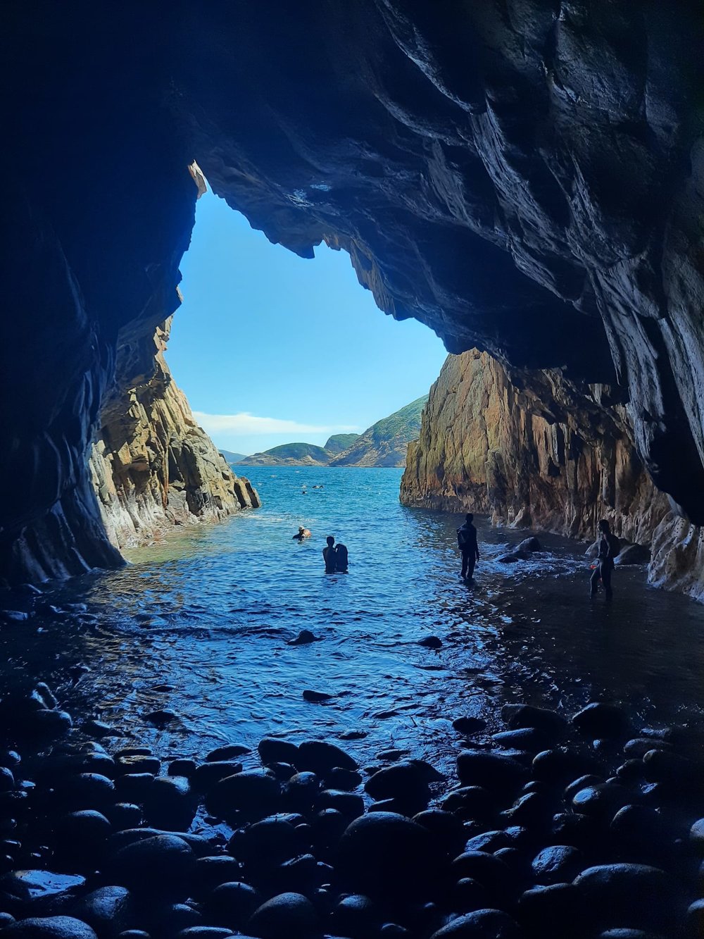 Sea cave Hong Kong