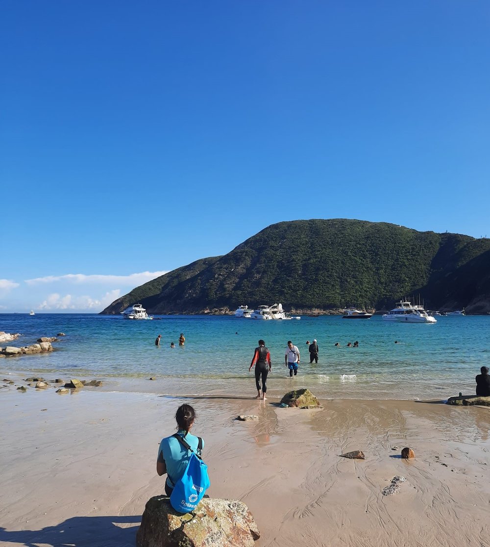 Long Ke Wan beach swimming