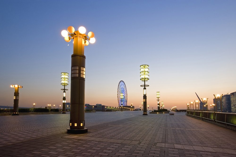 シンボルプロムナード公園 夕方